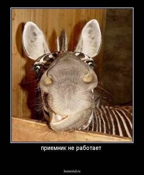 приемник не работает 
