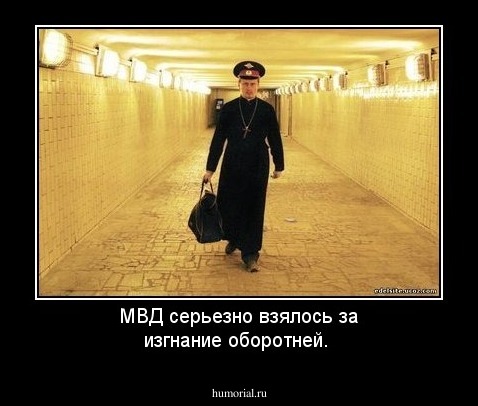 МВД серьезно взялось за изгнание оборотней. 