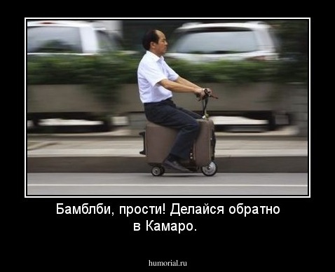 Бамблби, прости! Делайся обратно в Камаро.