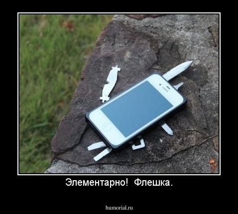 Элементарно!  Флешка.