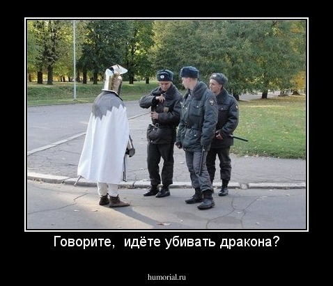 Говорите,  идёте убивать дракона?