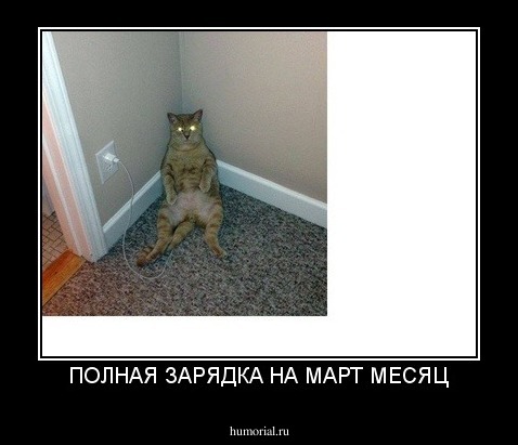 ПОЛНАЯ ЗАРЯДКА НА МАРТ МЕСЯЦ