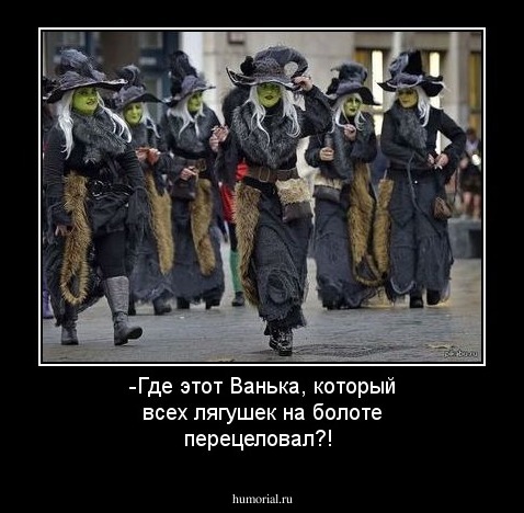 -Где этот Ванька, который всех лягушек на болоте перецеловал?!