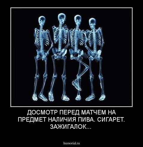 ДОСМОТР ПЕРЕД МАТЧЕМ НА ПРЕДМЕТ НАЛИЧИЯ ПИВА. СИГАРЕТ. ЗАЖИГАЛОК...