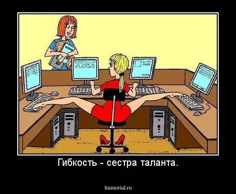 Гибкость - сестра таланта.