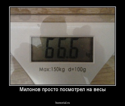 Милонов просто посмотрел на весы