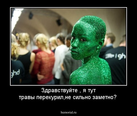 Здравствуйте , я тут травы перекурил,не сильно заметно?