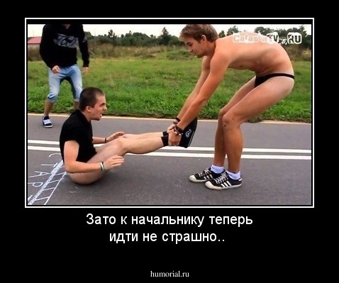 Зато к начальнику теперь идти не страшно..