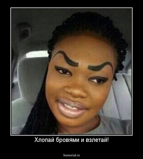 Хлопай бровями и взлетай!