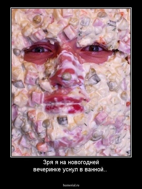 Зря я на новогодней вечеринке уснул в ванной..