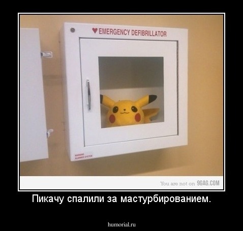 Пикачу спалили за мастурбированием.