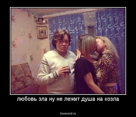 любовь зла ну не лежит душа на козла