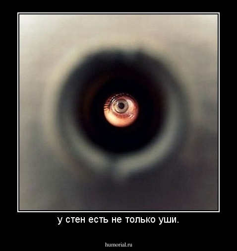 у стен есть не только уши.