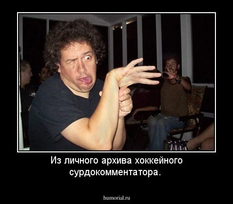 Из личного архива хоккейного сурдокомментатора.