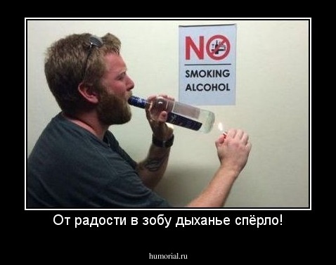 От радости в зобу дыханье спёрло!