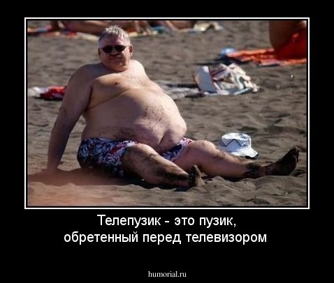 Телепузик - это пузик, обретенный перед телевизором