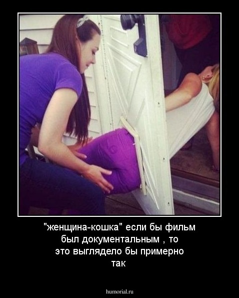 "женщина-кошка" если бы фильм был документальным , то это выглядело бы примерно так
