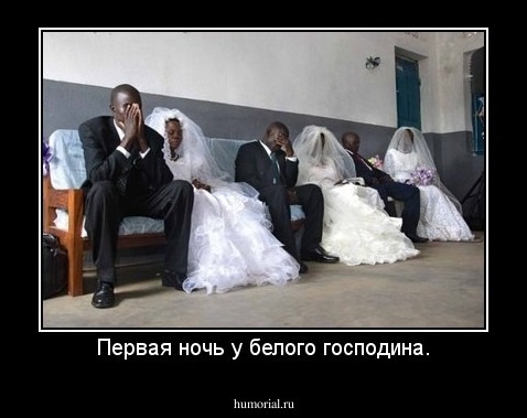 Первая ночь у белого господина.