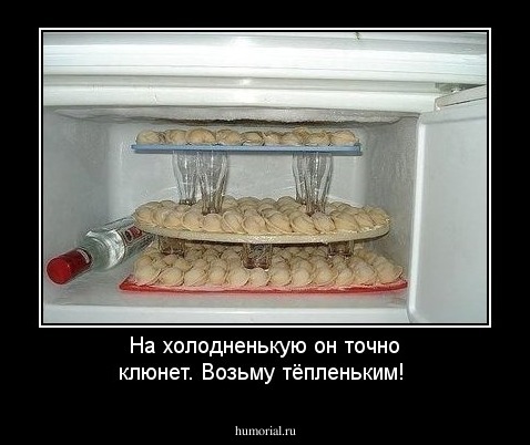 На холодненькую он точно клюнет. Возьму тёпленьким!