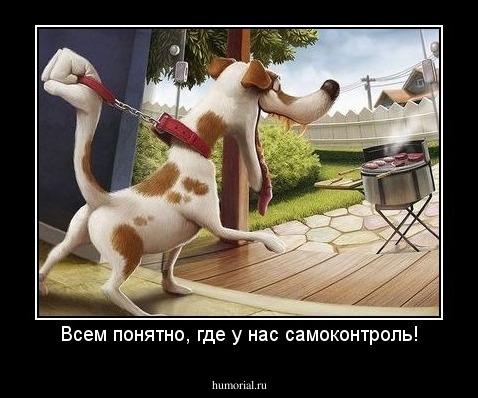 Всем понятно, где у нас самоконтроль!