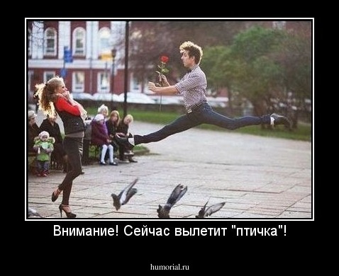 Внимание! Сейчас вылетит "птичка"!