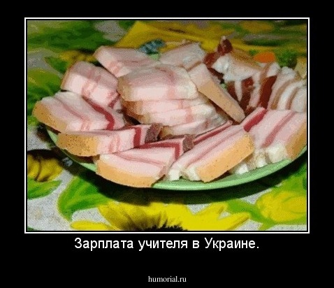 Зарплата учителя в Украине.
