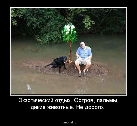 Экзотический отдых. Остров, пальмы, дикие животные. Не дорого.