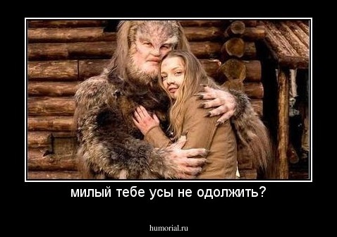 милый тебе усы не одолжить?