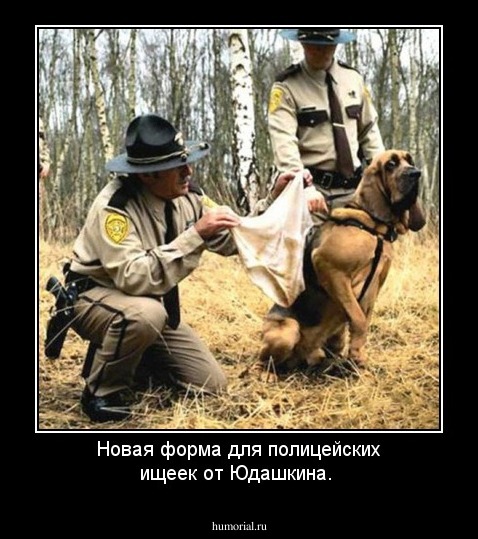 Новая форма для полицейских ищеек от Юдашкина.