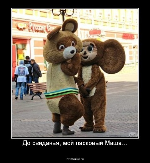 До свиданья, мой ласковый Миша...