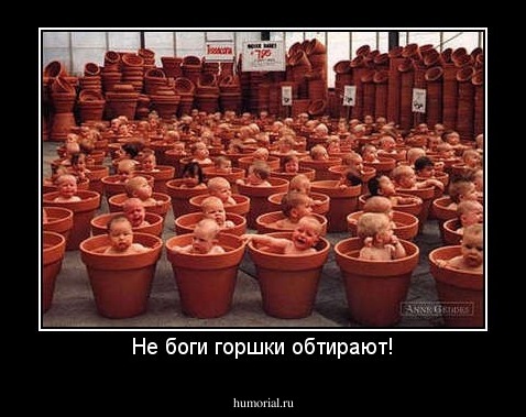 Не боги горшки обтирают!