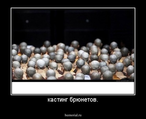 кастинг брюнетов.