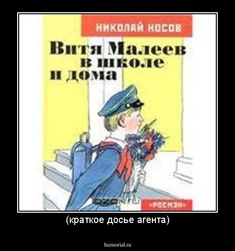 (краткое досье агента)