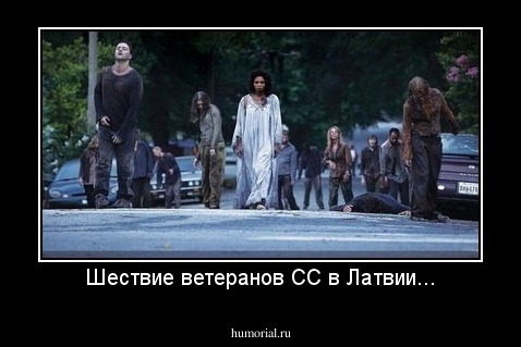Шествие ветеранов СС в Латвии...