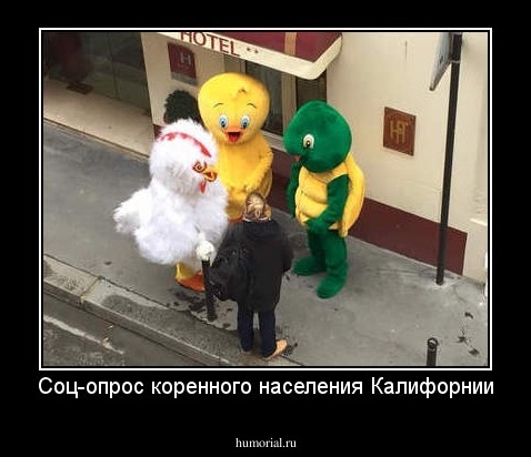 Соц-опрос коренного населения Калифорнии