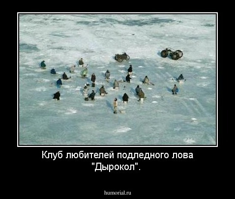 Клуб любителей подледного лова "Дырокол".