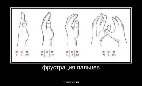 фрустрация пальцев