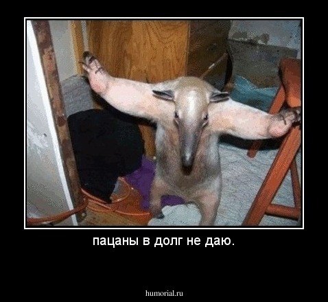 пацаны в долг не даю.
