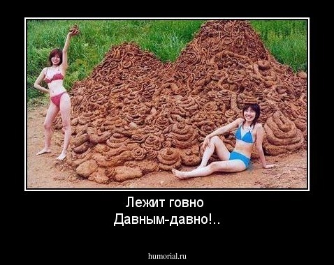 Лежит говно 
Давным-давно!..