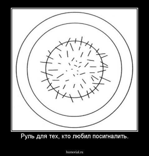Руль для тех, кто любил посигналить.