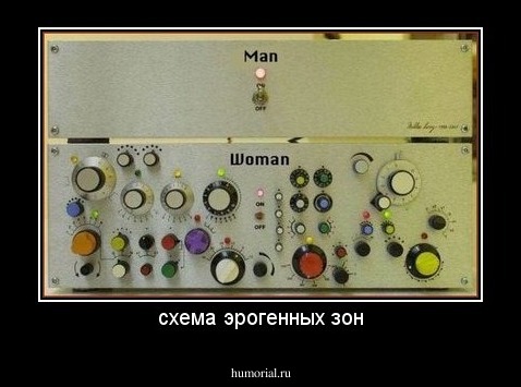 схема эрогенных зон