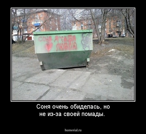 Соня очень обиделась, но не из-за своей помады.