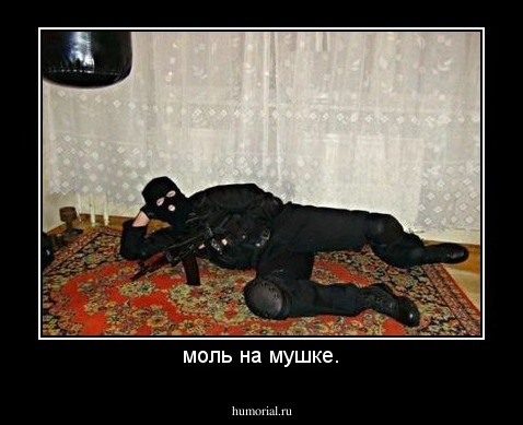 моль на мушке.