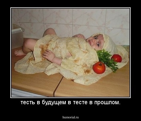 тесть в будущем в тесте в прошлом.