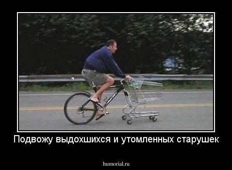 Подвожу выдохшихся и утомленных старушек
