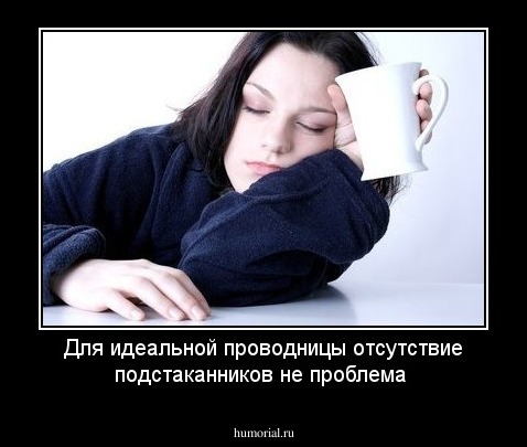 Для идеальной проводницы отсутствие подстаканников не проблема