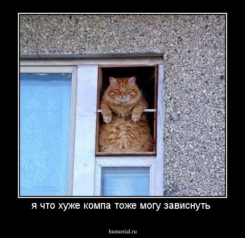 я что хуже компа тоже могу зависнуть 
