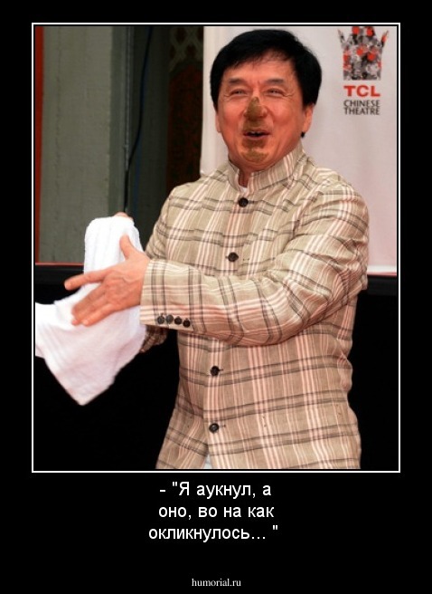 - "Я аукнул, а оно, во на как окликнулось... "