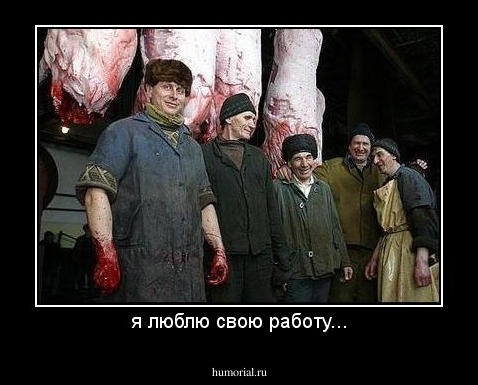 я люблю свою работу...
