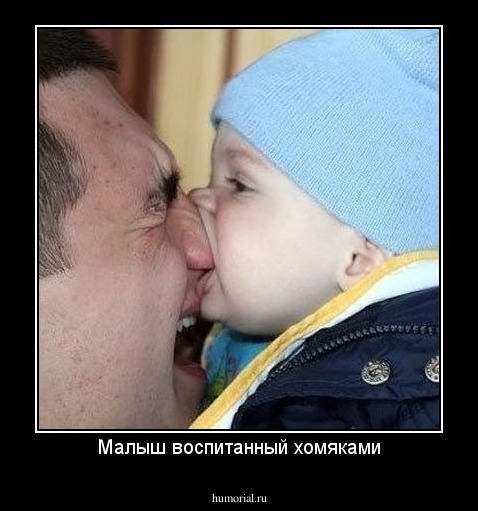 Малыш воспитанный хомяками